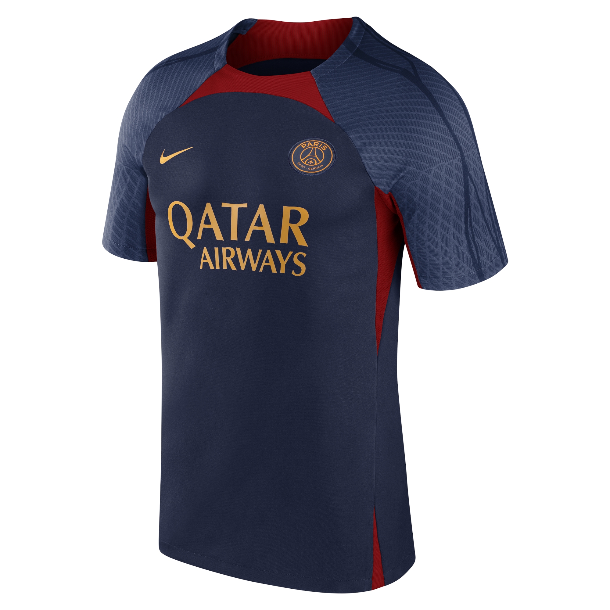 PSG Nike Strike Short Sleeve Top - Dark Blue