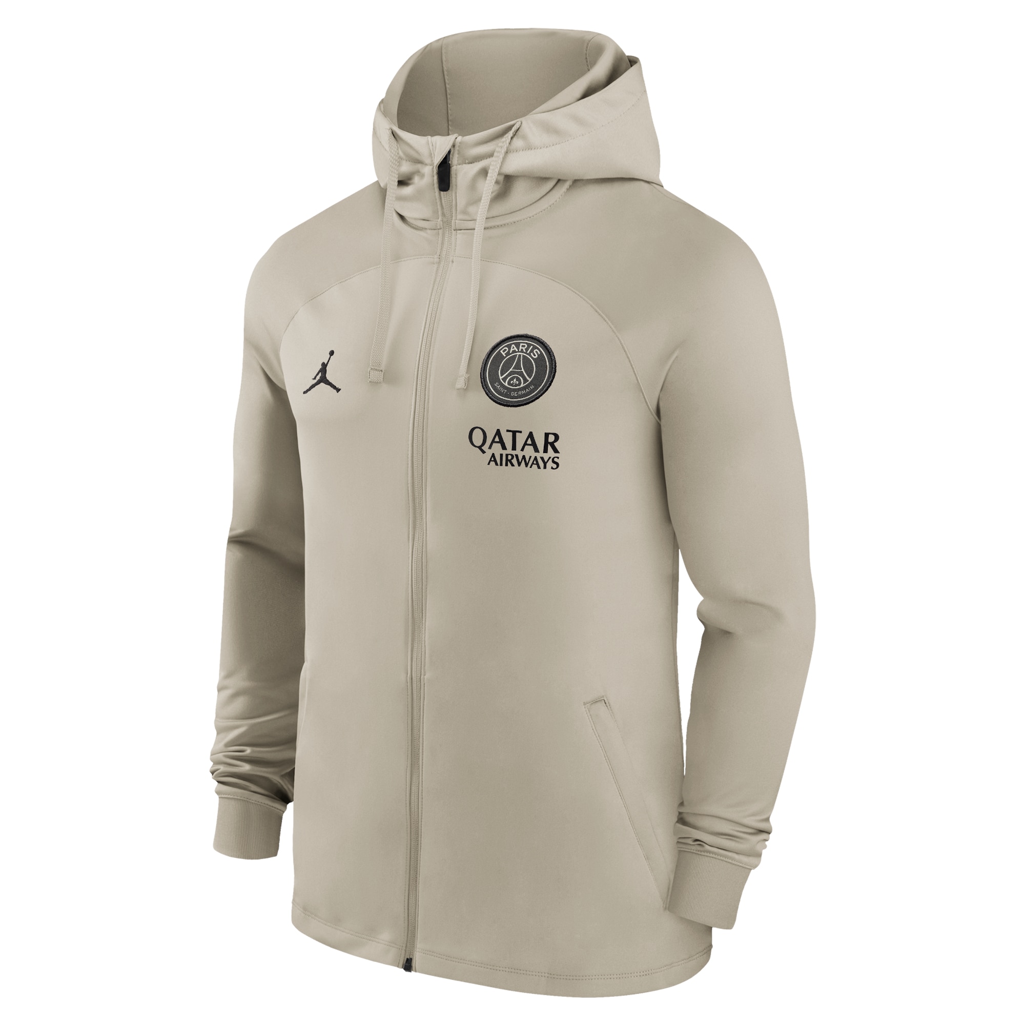 PSG Nike Strike Hooded Tracksuit - Stone